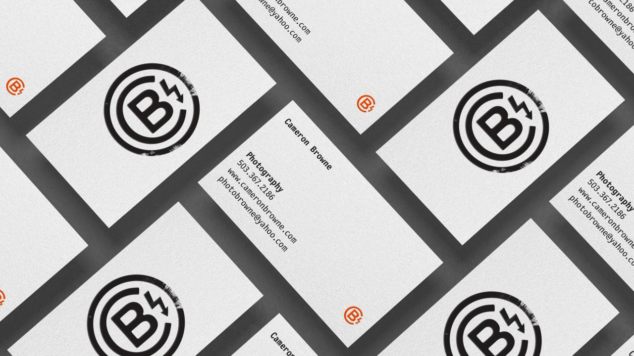 Cameron Browne Photography Business Card Showcase